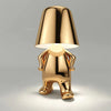 Golden Statue Lamp Creative LED Charging Atmosphere Night Light