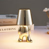 Golden Statue Lamp Creative LED Charging Atmosphere Night Light